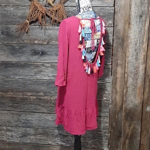 Fusha open back tunic with tassels